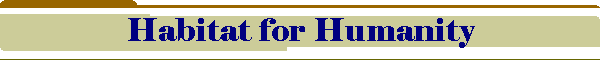 Habitat for Humanity